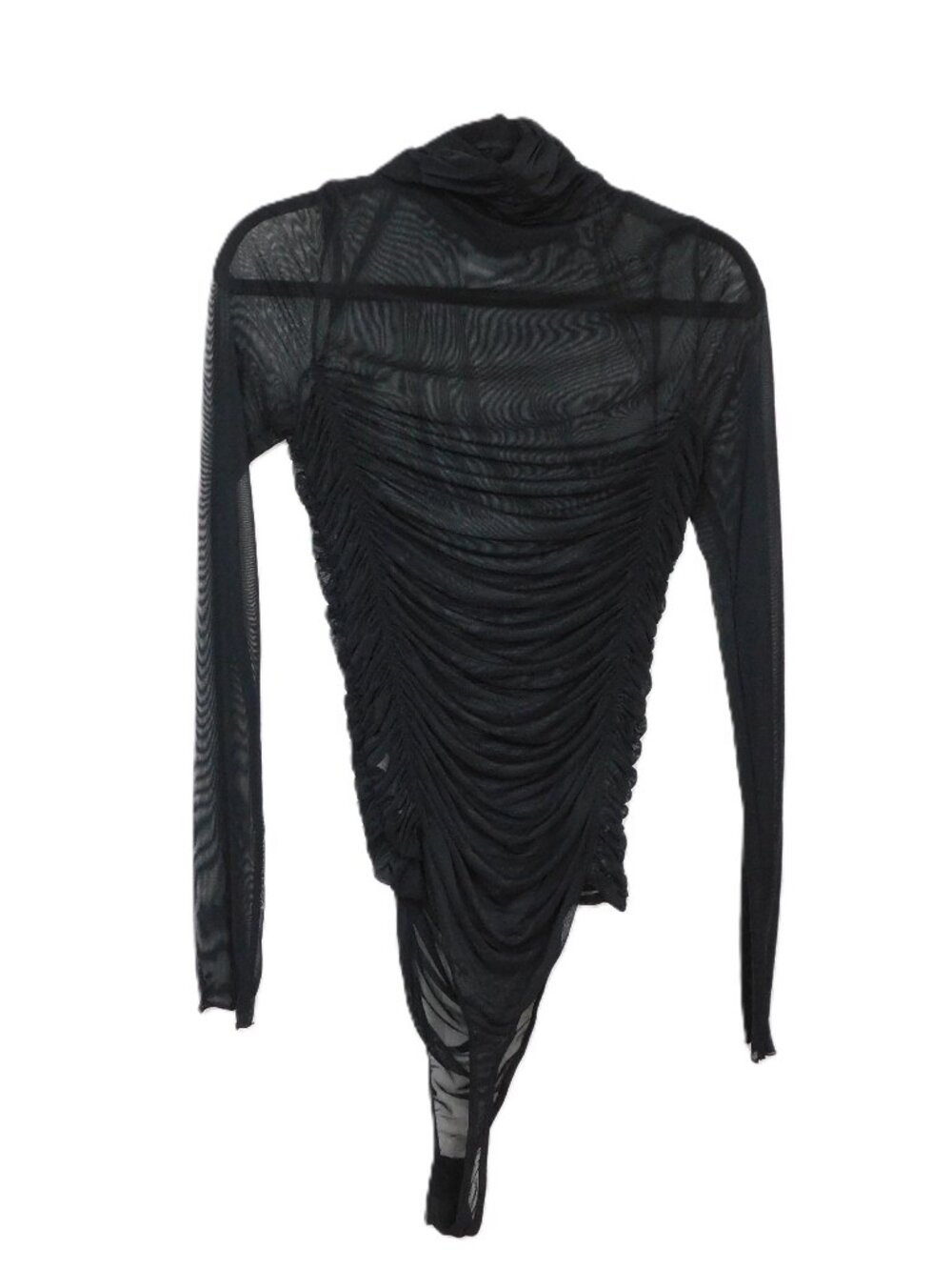 Intimately Free People Black Sheer Risk It All Bodysuit | Goth Emo | EUC | L